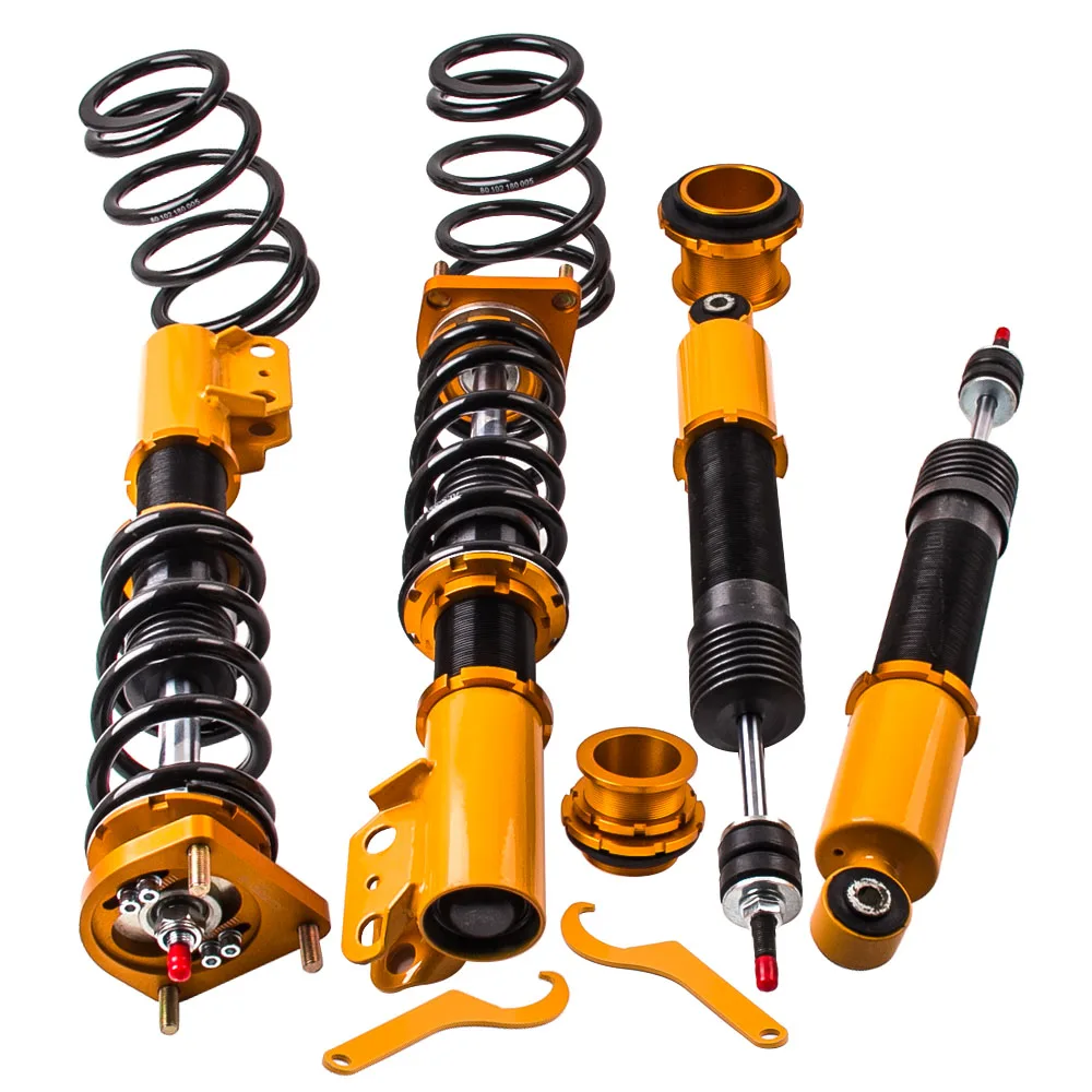 24 Click Damper Adjustable Coilovers Shock Strut Lowering Kit for Ford Mustang 94-04