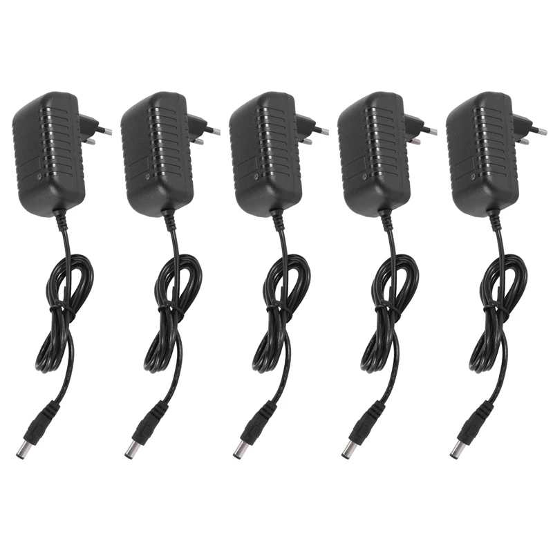 

5X AC 100-240V A DC 9V 2A Adapter Converter Power Supply Charger (EU Plug)