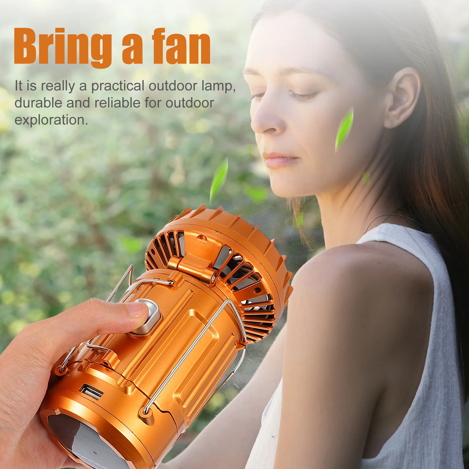 

1Pcs Retractable Outdoor Camping Light LED Solar Portable Tent Lamp Emergency Handheld Multi-Functional Durable Lamp