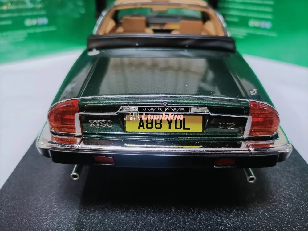 Cult 1:18 For Jaguar XJ-SC 1983 Metallic Green Coupe Model collectible miniature car model