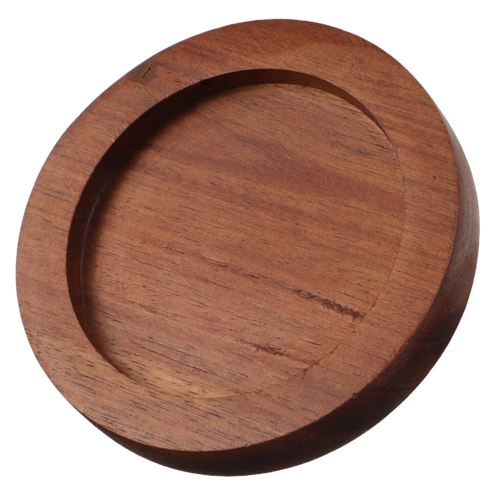 Sauce Bottle Base Wood Round Display Stand Decorative Serving Platter Grinder Holder Manual Coffee Bean Tray Pepper Mill Rest