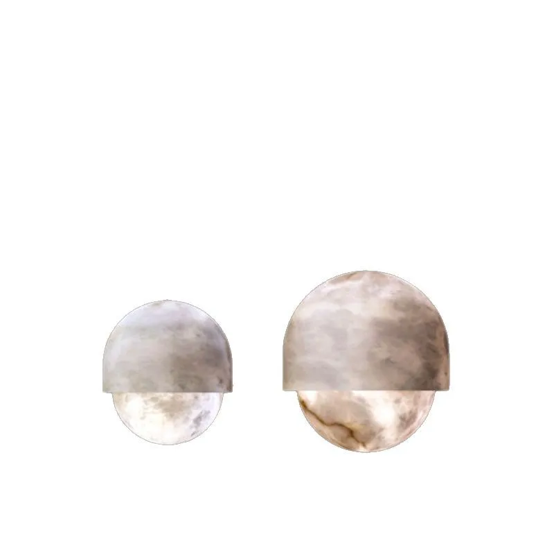 

Spain imported natural snowflake marble chandelier simple hotel clubhouse decoration