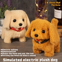 Simulated Pet Dog Parent-Child Interaction Soothing Moving Barking Wagging Tail Electric Plush Toy Children's Birthday Gift
