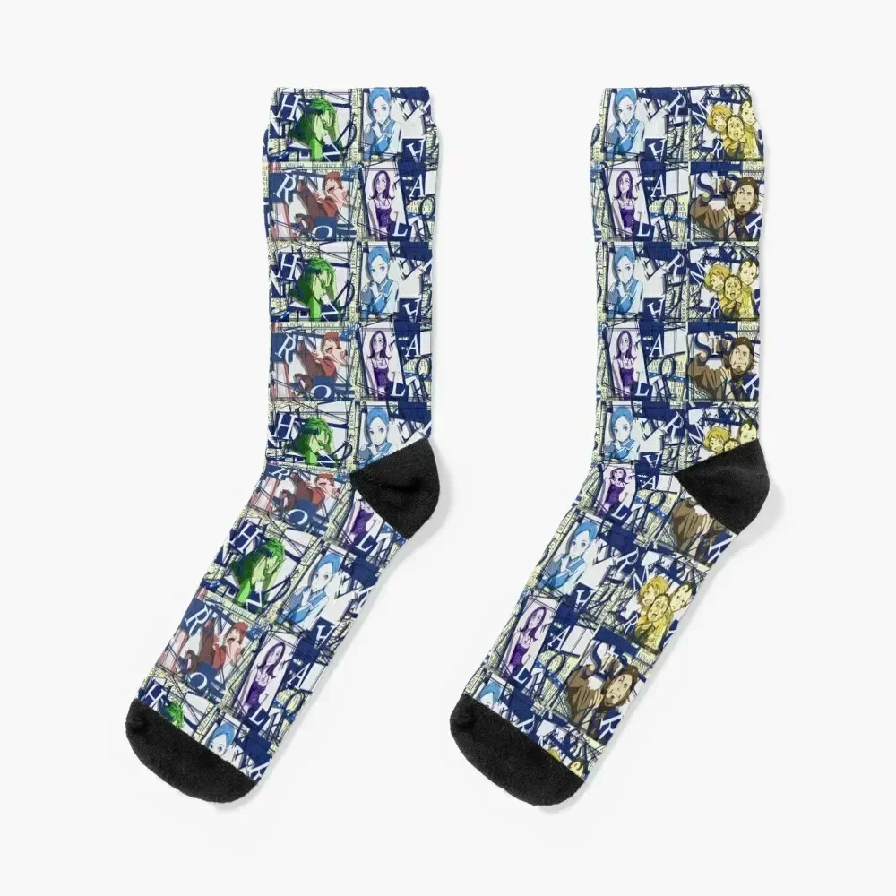 

Eureka Seven Socks Stockings man shoes Antiskid soccer anti slip football Man Socks Women's
