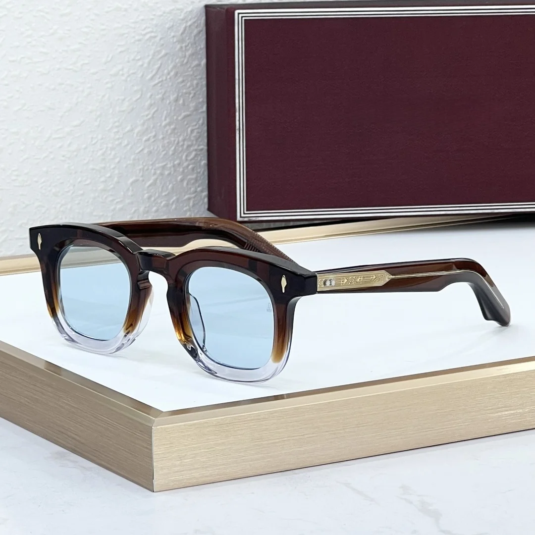 

DEVAUX Sunglasses Handmade Round Frame Thick Acetate Unique Designer Style UV400 High Quality Unisex Eyewear