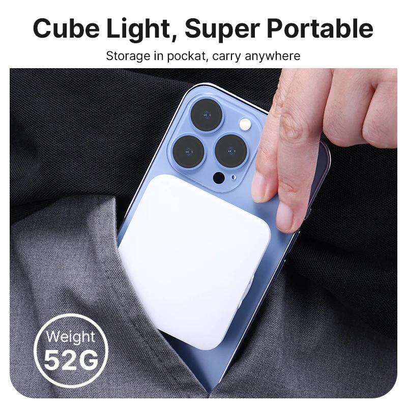 Ulanzi Smartphone Magsafe Selfie Flip Light Foldable Light for iPhone 15 14 13 12 Mini Pro Pro Max Vlog Lives-treaming Light