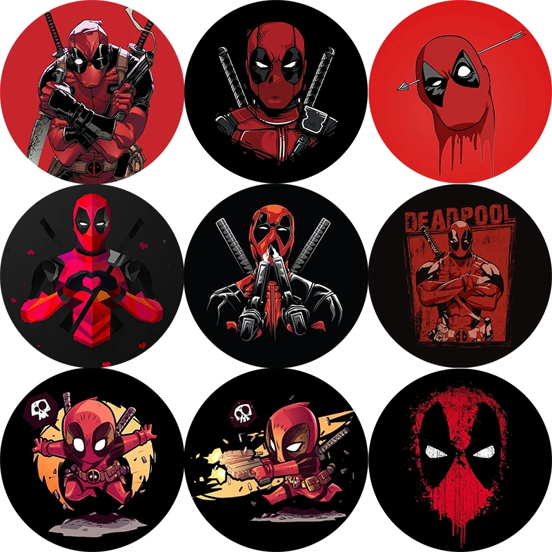 

Phone Socket Pattern Phone Holder Foldable Sockets Grip Tok High Quality Folding Stand Deadpool for iphone 12 13 15 Pro Max