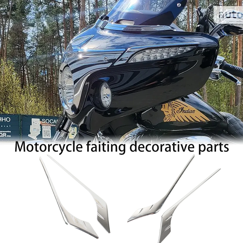 

Для индийского мотоцикла Chieftain Roadmaster, передний обтекатель, указатели поворота, комплект отделки лампы, запасные части 2014-2023