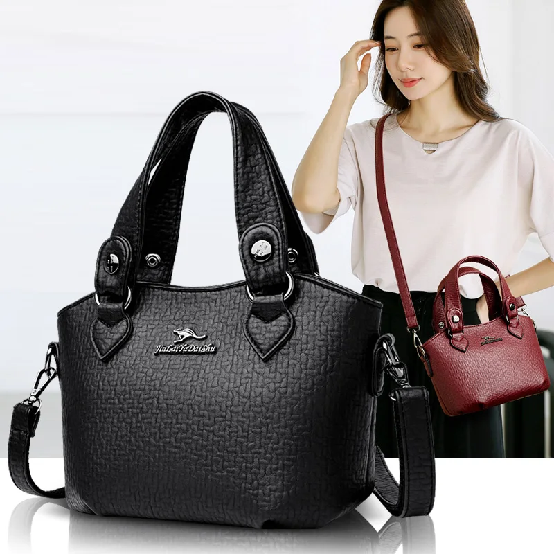 

Tote Bag for Women with Zipper Shoulder Bags High quality PU Large Capacity Underarm Bag Slouchy Bags Commuter Travel Bag wallet