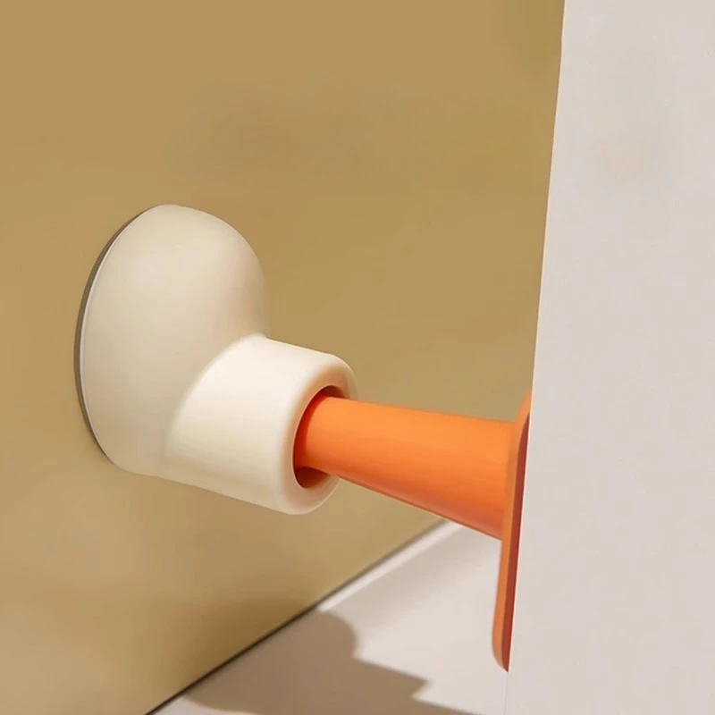 Cute door stop door stopper anti-collision windproof door suction door stopper safety door card holder door blocking top door