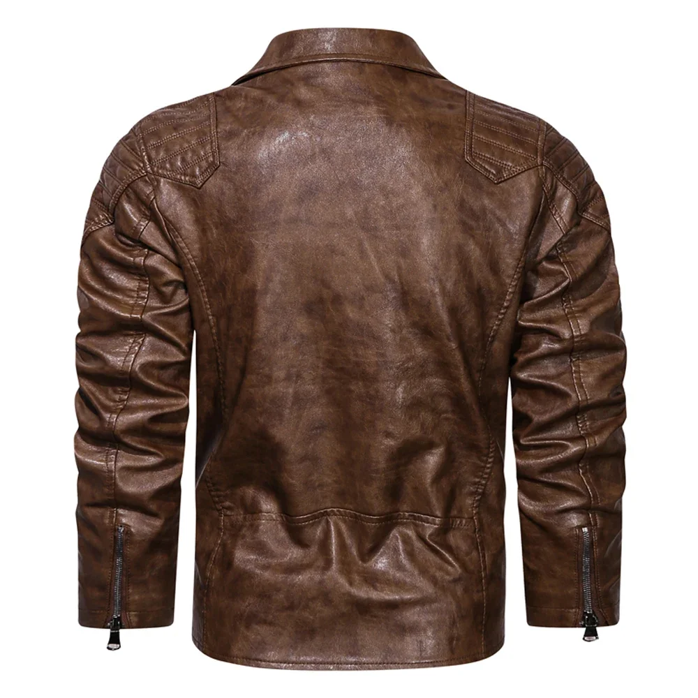 Vintage Uniform Jacket Vintage Soldier Diagonal Zip Flight Suit High Precision Replica Fashion Trend Are Versatile Men's Coat image 2