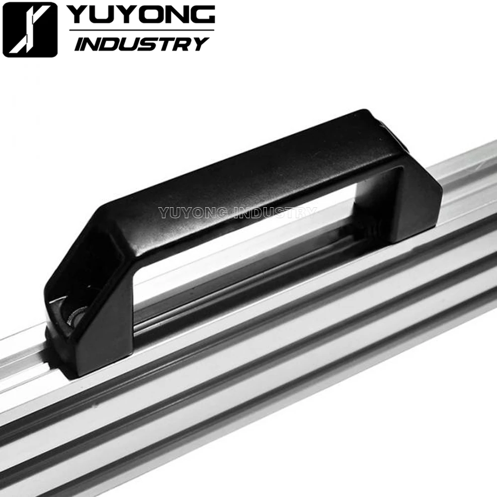 Kunststoff Nylon V Slot Schwarz Tür Griff Set für Aluminium Extrusion Profil