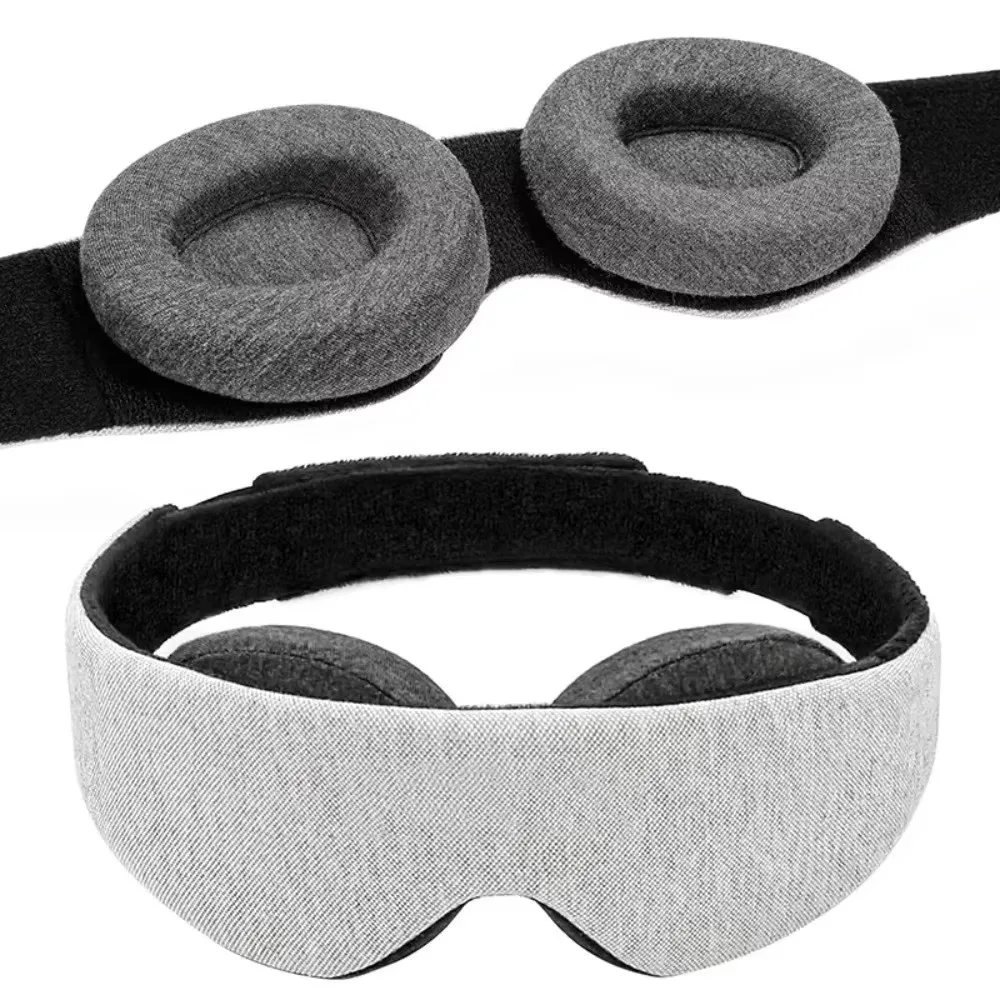 Soft Comfortable 3D Sleep Mask Zero Eye Pressure Adjustable Strap Zero Pressure Blindfold 100% Light Blocking Breathable