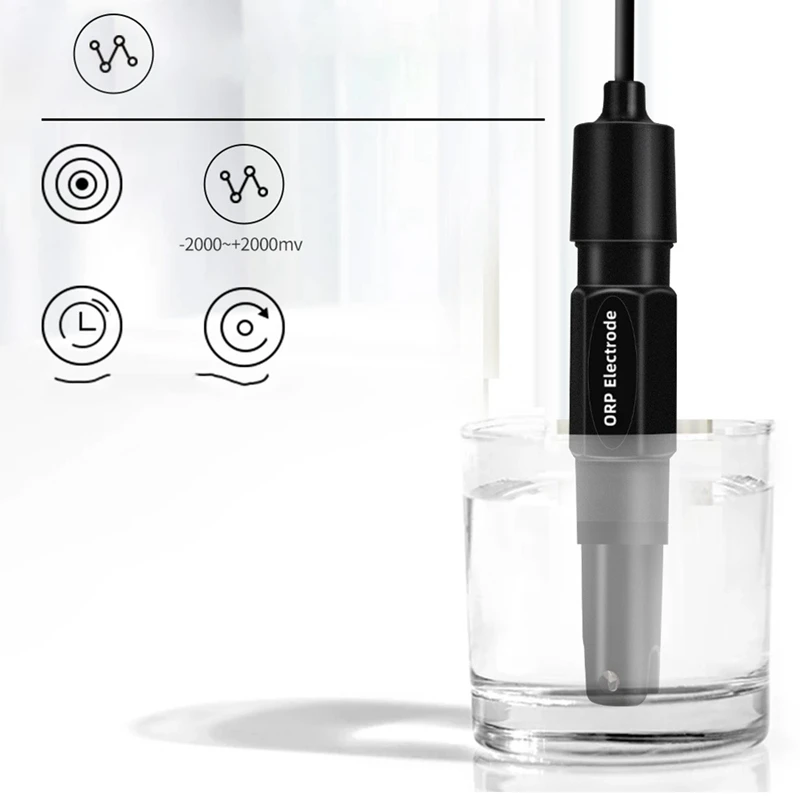 ORP Probe Electrode Sensor For Aquarium Hydroponic Laboratory Oxidation-Reduction Potential Test BNC Q9 Connector