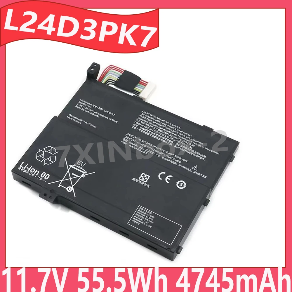 

L24D3PK7 11,7 В 55,5 Втч 4745 мАч Аккумулятор для ноутбука Lenovo L24B3PK7 L24C3PK7 L24L3PK7 серии