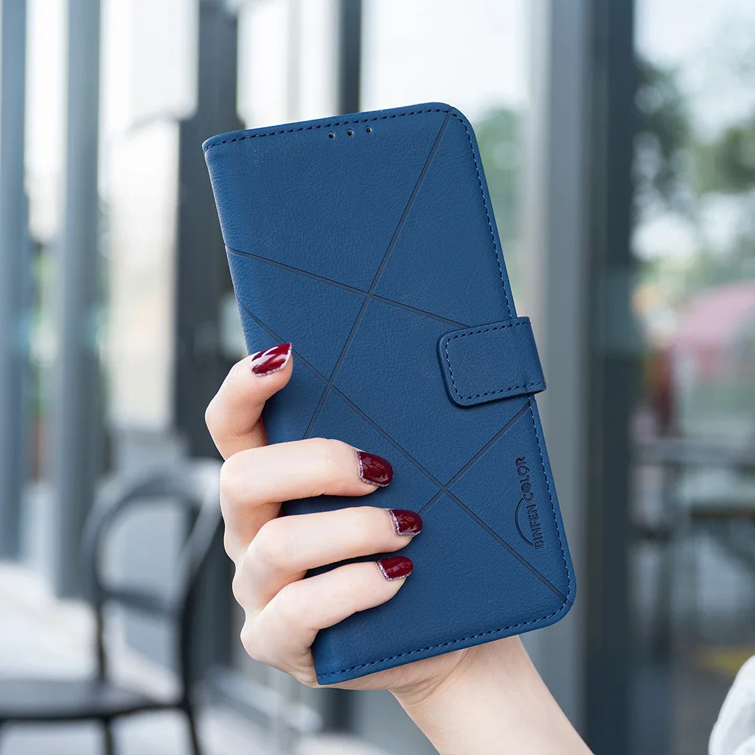 حافظة جلدية مغناطيسية قوية لهاتف OPPO Reno 13F 5G Reno 11F 5G Reno 7Z Reno 5F Reno 5Z 5G مع حامل فتحة للبطاقات Funda