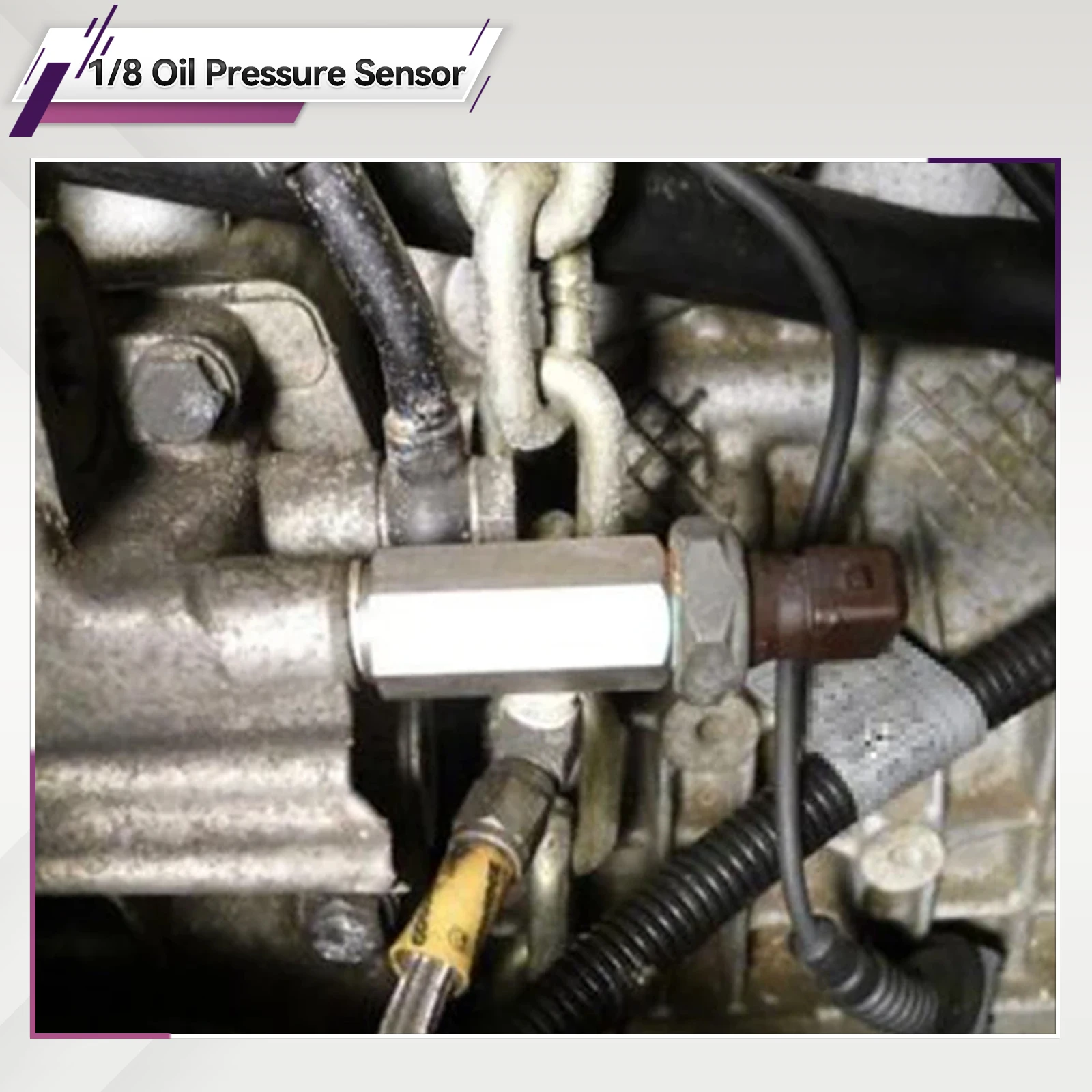 محول مستشعر ضغط الزيت من الفولاذ المقاوم للصدأ ، محول تركيب نقطة الإنطلاق ، مقياس خط تغذية التوربو ، وسادة حلقة T ، NPT ، #3