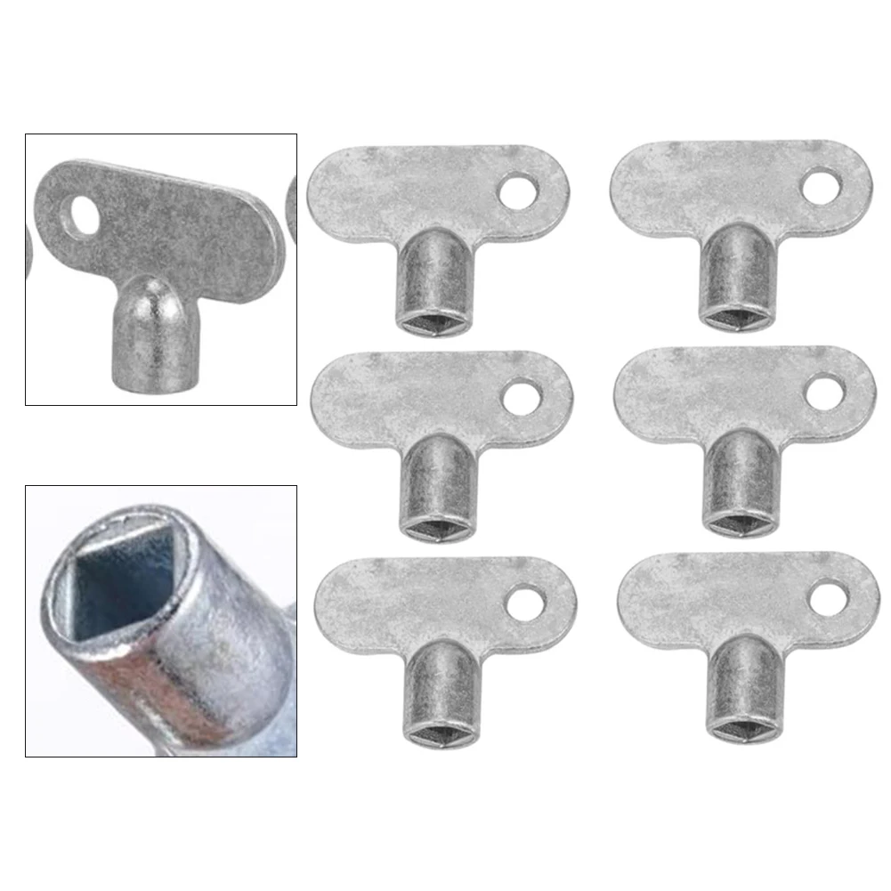 5 × 5 سخان تنزف مفتاح السباكة النازف مفتاح تنفيس الهواء أداة التدفئة المركزية مادة سبائك الزنك المبرد صمام العادم أدوات المفاتيح #6