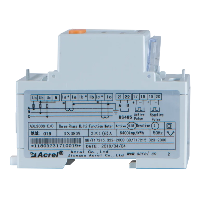 Acrel Zero Bidirecional Energia Medidor, Inversor Solar, ADL3000-E, Exportação