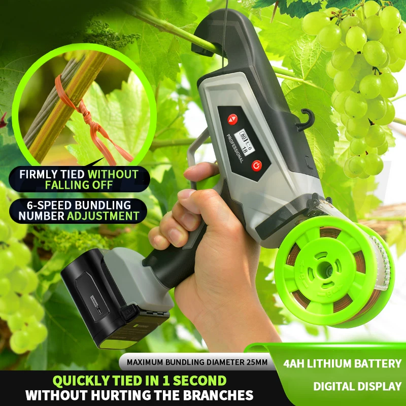 Electric Vine  Grape Vine  Branch Machine Lithium Battery Tying