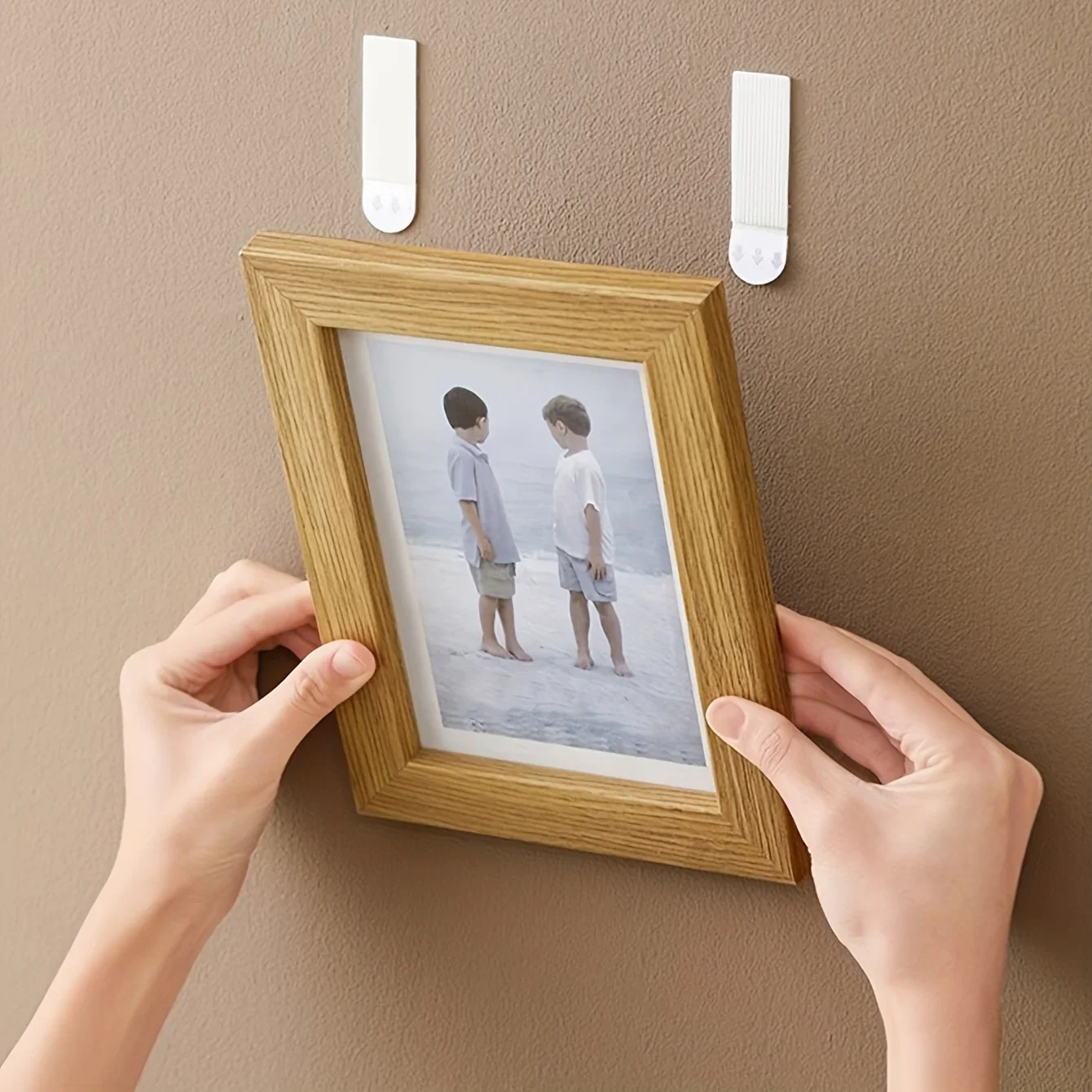 12/24pairs إطار الصورة تحديد منصات شرائط لاصقة قابلة للإزالة لا ضرر على الحائط لصورة معلقة مهرجان الديكور الشريط #3