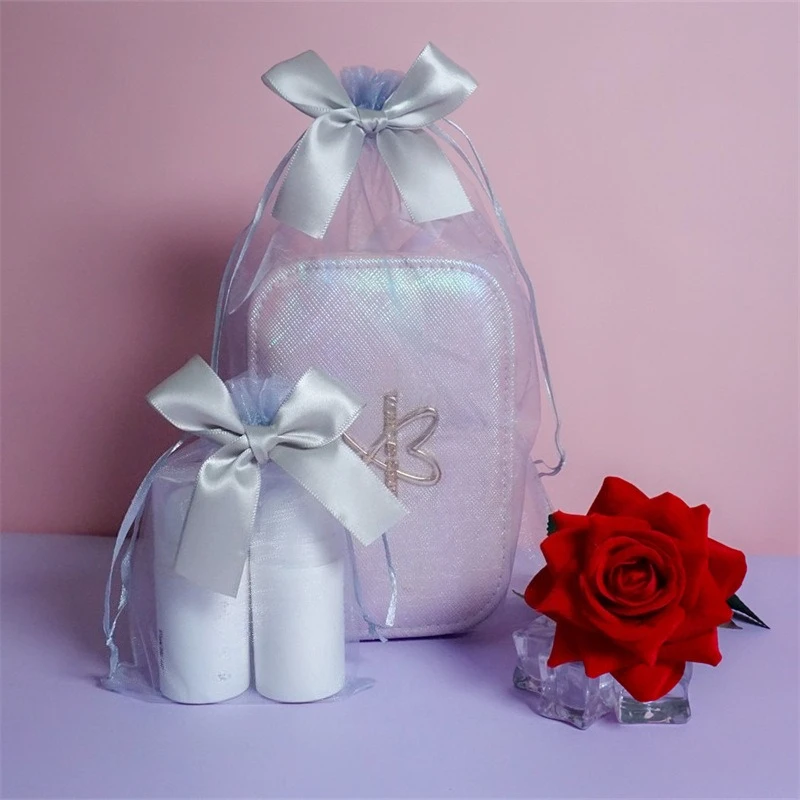 Coffret cadeau de fête, 50 pièces/sac, accessoire avec ruban pour noël et Expression, cône comestible, guérir et décoloration, guérir comestible