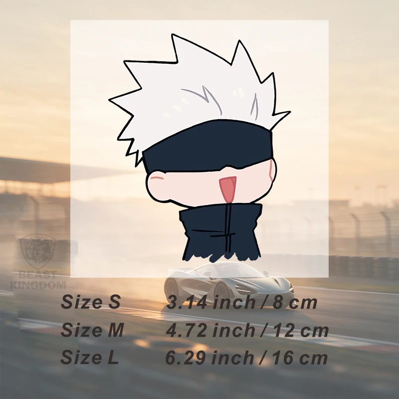 Car Stickers Chibi Anime Charming Vinyl Decal Waterproof Die Cut Long Lasting for Tumbler Laptop Fender Trunk Auto Decor