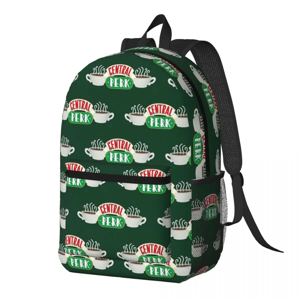 Central Perk Friends TV Show Backpack Daypack Large Capacity Kids BookBag School Bag Shoulder Bags for Men Women