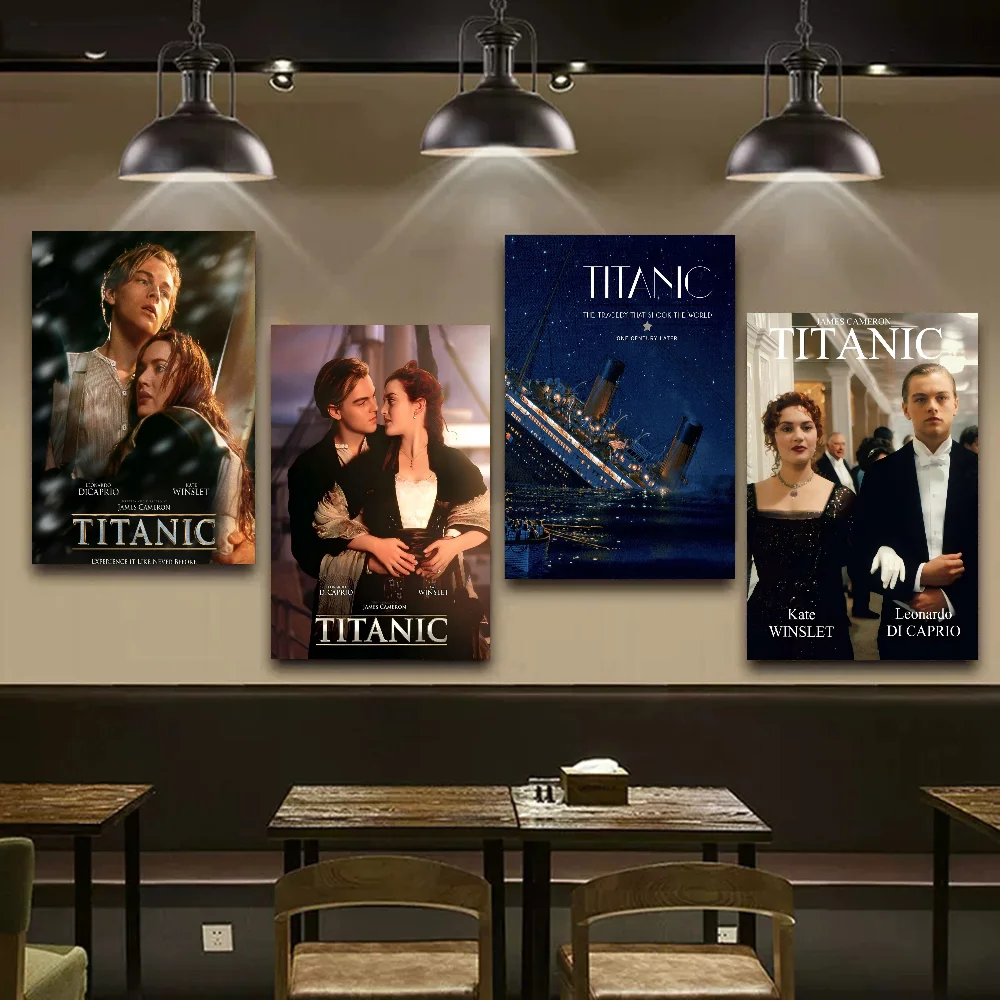 Movie Titanic DIY Sticky Poster Fancy Wall Sticker For Living Room Bar Decoration Wall Decor