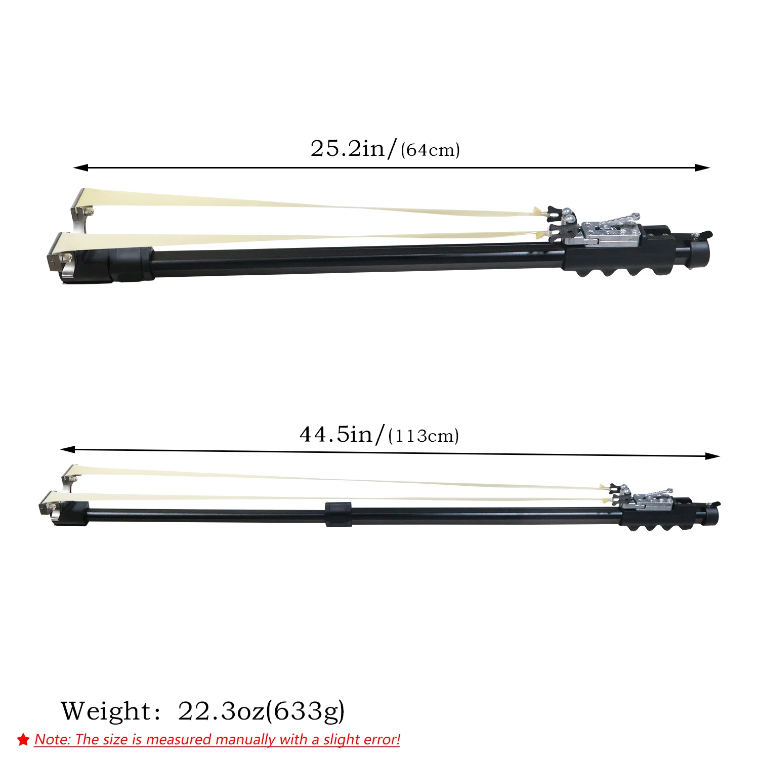 Metal Telescopic Slingbow Frame with Trigger Release & Stainless Steel Head