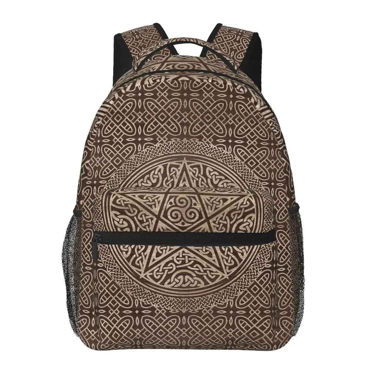 Occult Satanic Pentagram Backpacks Boys Girls Bookbag Students School Bags Cartoon Travel Rucksack Shoulder Bag Large Capacity