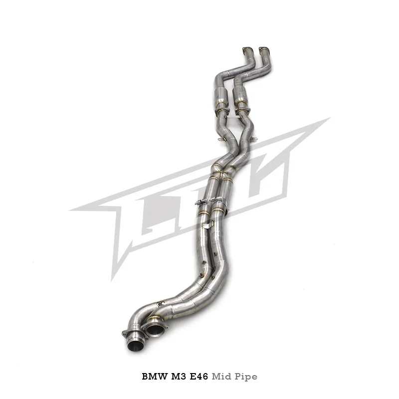 Mid Pipe Exhaust Pipe Performance Stainless Steel  Exhaust System  For BMW M3 E46 2004-2006