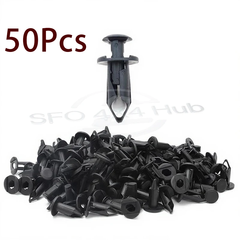 

50PCS Plastic Rivets Push Pins for CFMOTO Uforce Zforce Cforce UTV Plastic Hood Fender Clips Body Rivets Parts 9060-040310