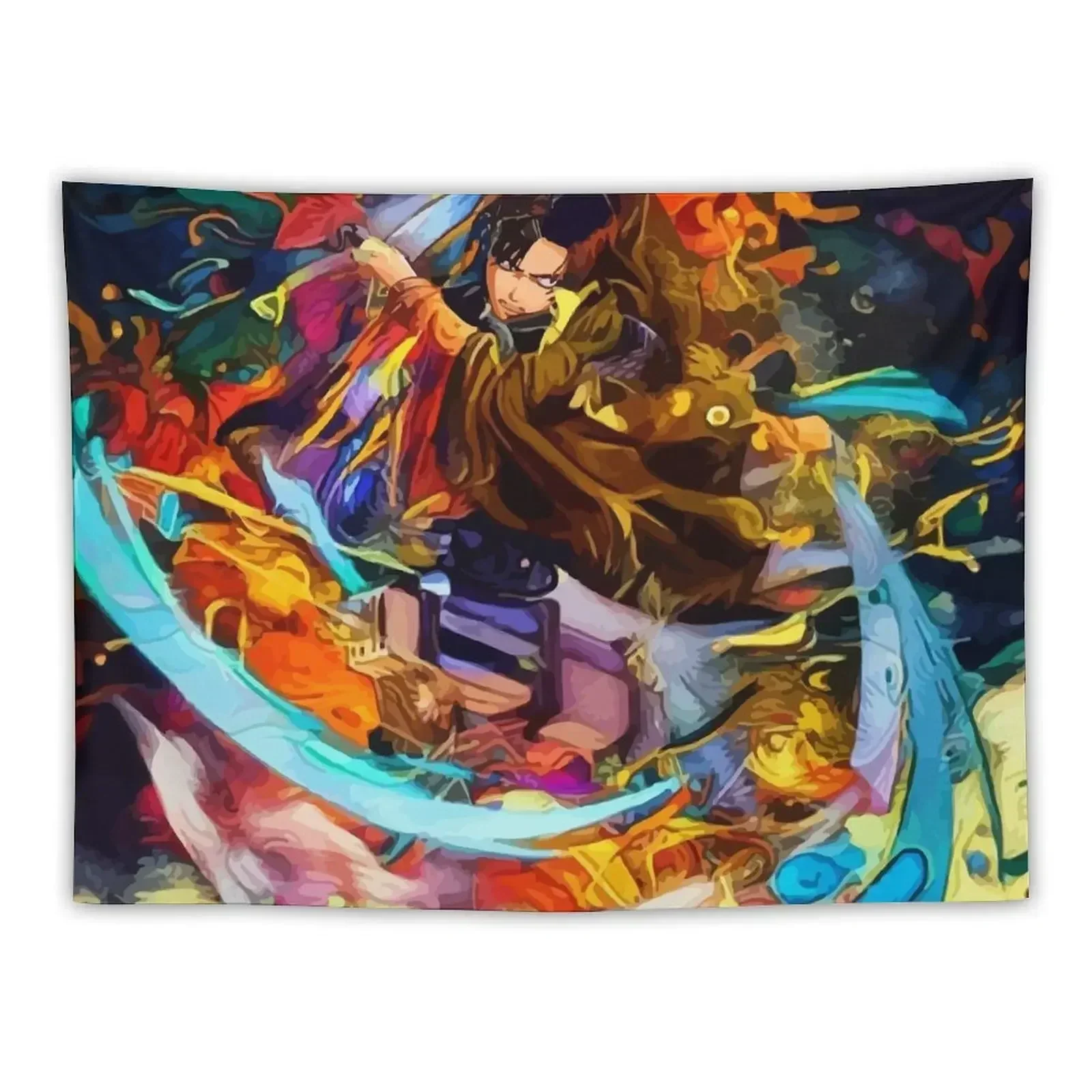 Strongest Soldier Tapestry Japanese Room Decor Decorative Wall Mural Decoration Bedroom Tapestry