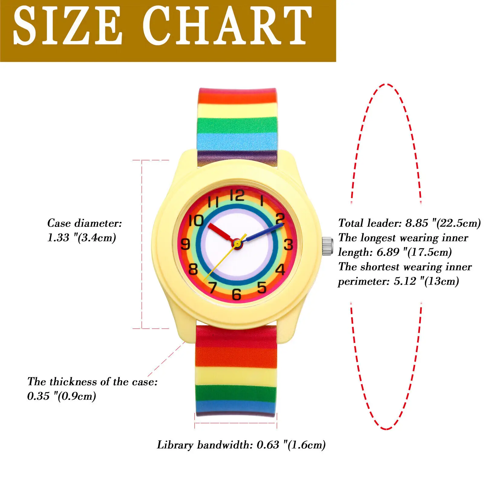 LANCARDO Fashion Silicone Rubber Jelly Rainbow Children Watches Boys Girl Cute Colorful Beauty Sports Wristwatch Christmas Gift