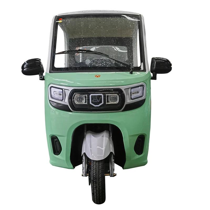 

Roof Solar Tricycle Electric Tricycles Cerrado Passenger for 2 Person