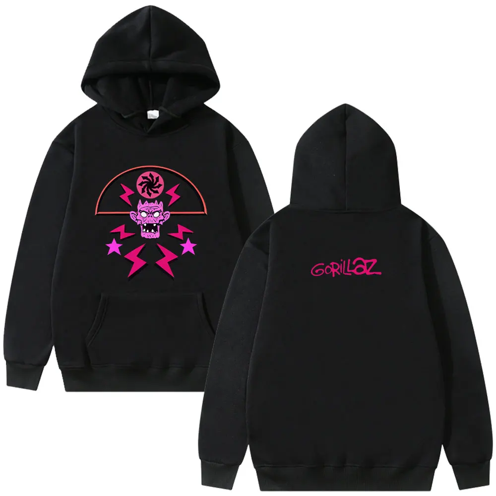 

Rock Band Gorillaz Skeleton Graphic Hoodie Men Women Fashion Gothic Pullover Hoodies Man Hip Hop Oversized Hoodies Streetwear
