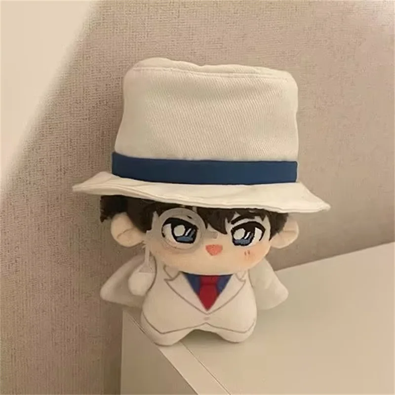 Anime Plush Doll Edogawa Conan Kaitou Kid Toy Stuffed Animal Keychain Strap Bag Hanging