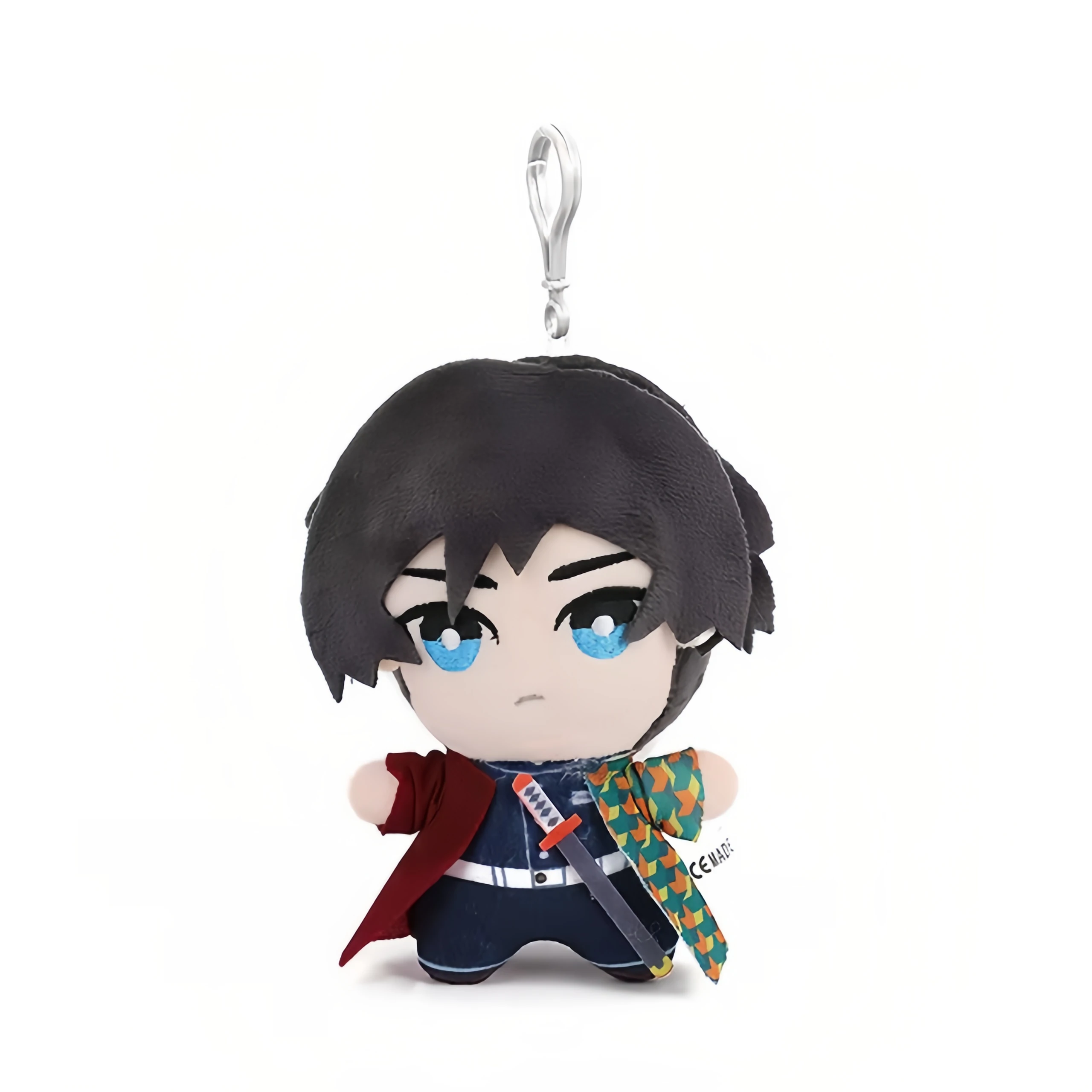 15-25cm Demon Slayer Cartoon Plush Toys Ghost Slayer Keychain Kamado Tanjirou Kamado Nezuko Kochou Figure Stuffed Doll Child Gif