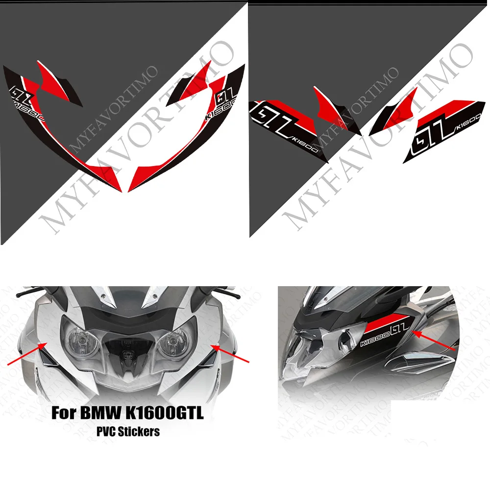 

For K1600GTL K1600 K 1600 GTL Motorcycle Tank Pad Oil Kit Knee Scratch Protector Stickers Body Fairing Cover Decals