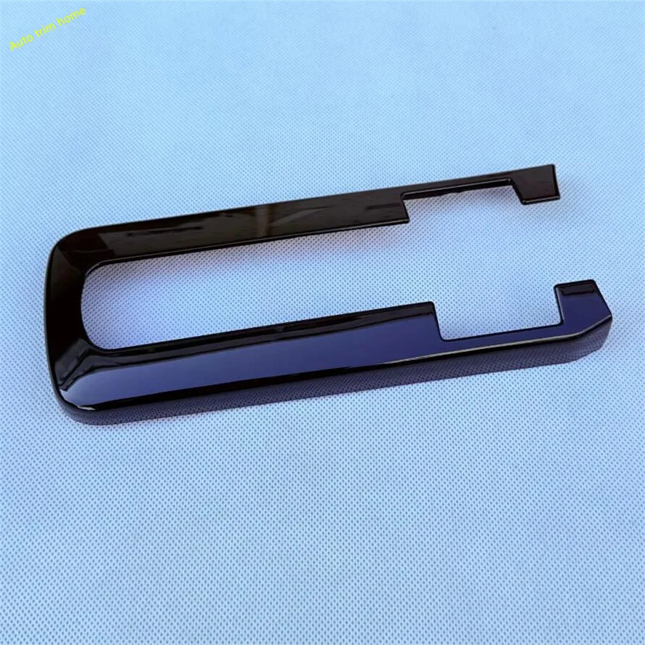 

ABS Carbon Fiber / Black Gear Shifter Frame Decoration Stickers Cover Trim Fit For Toyota C-HR CHR 2024 2025 Car Accessories
