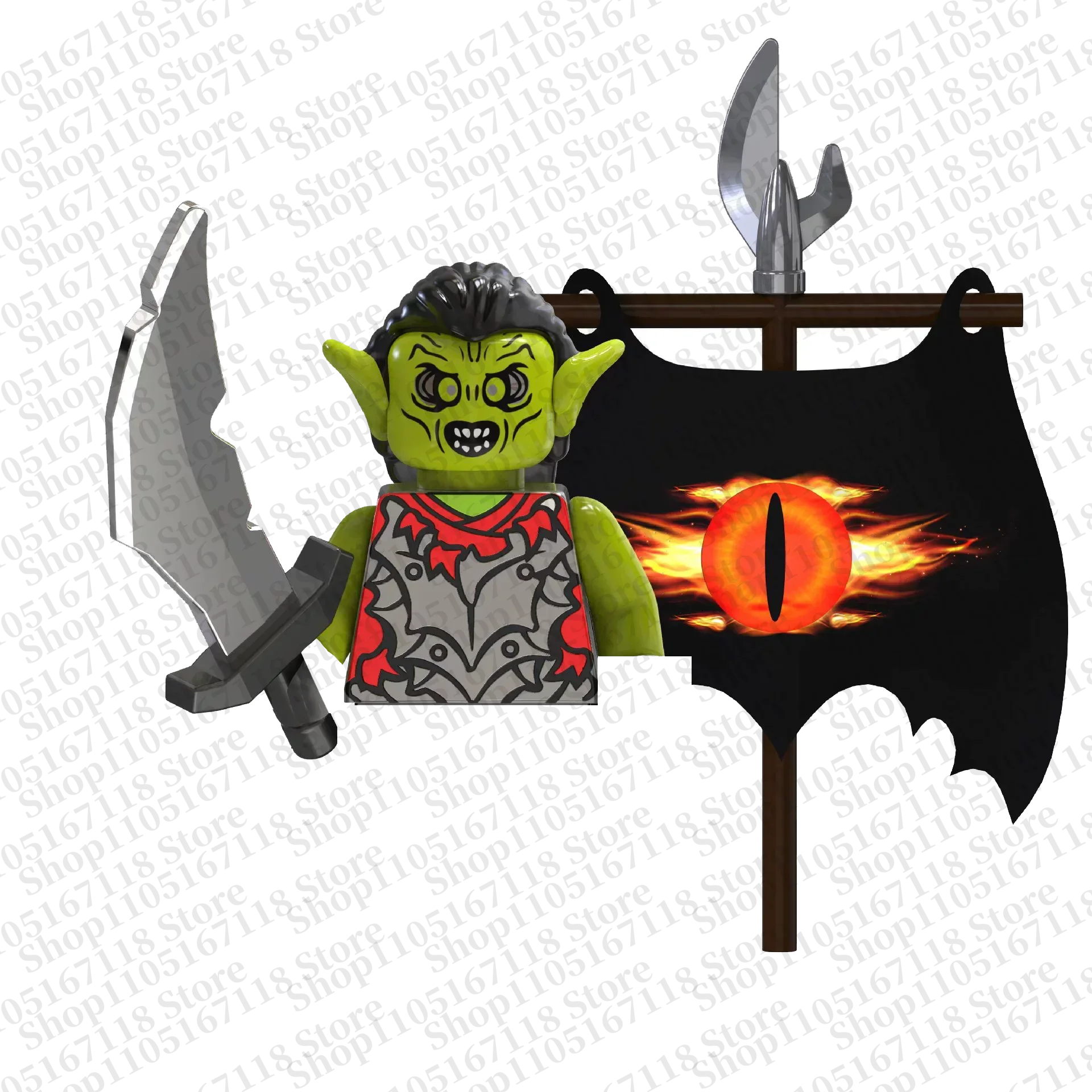 Lord of the Rings HOT film kinderen bouwen Witch-king Goblin ORCS Sauron Gandalf blok baksteen speelgoed festival geschenken