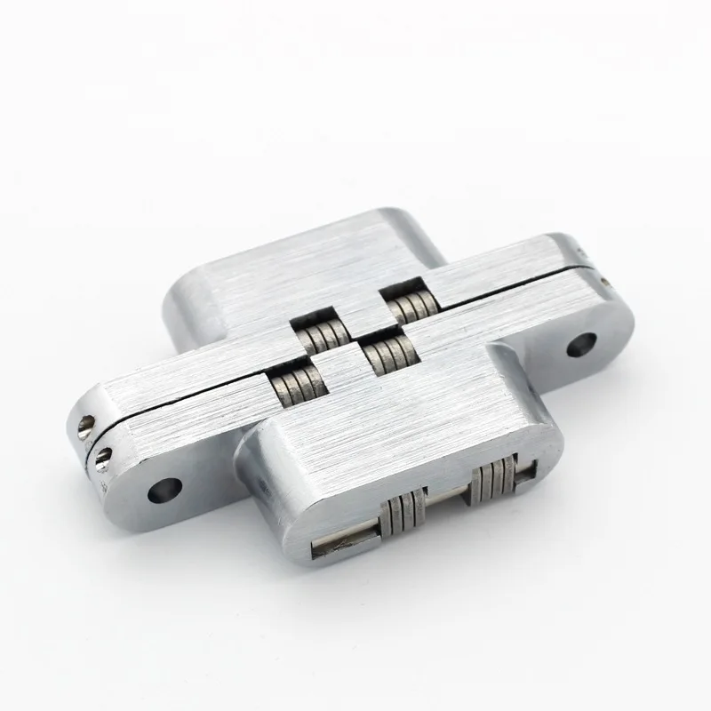 2PCS  304 Stainless Steel Hidden Hinge 3 Specification Hidden Form Mounting Folding Door Hinge,door Furniture Hardware