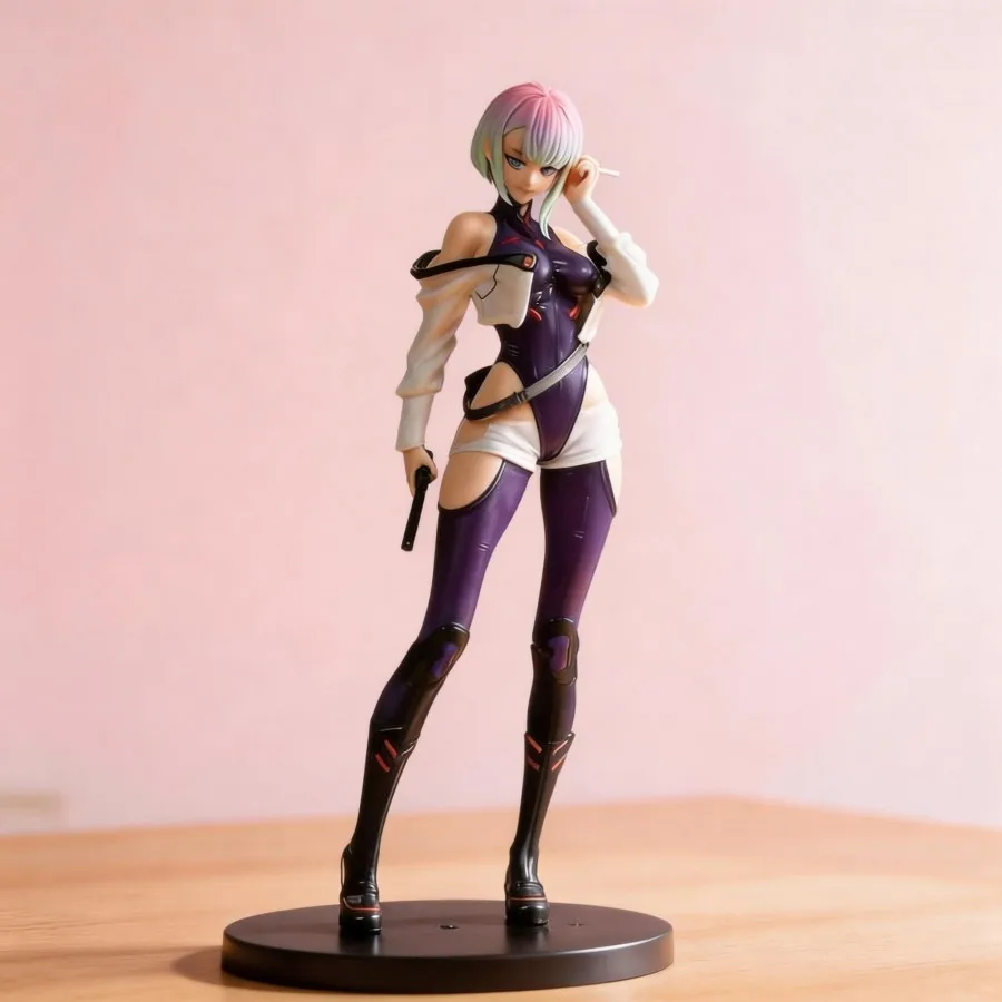 

Anime Cyberpunk 2077 Lucy, David, Pilar, Rebecca Figure 22cm Collectible Model Toy for Fans Decoration