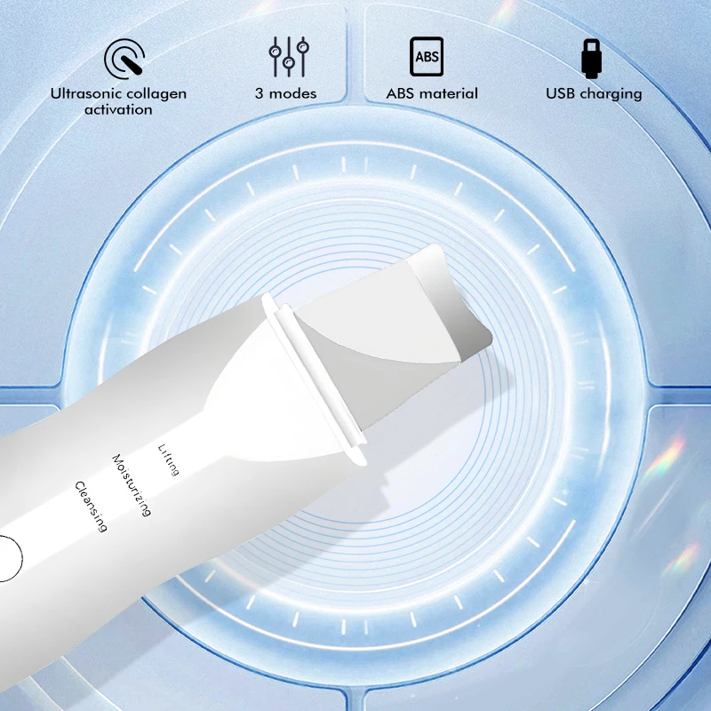 Elettrico Ad Ultrasuoni Scrubber Della Pelle Peeling Rimozione di Comedone Pulizia Profonda del Viso Acne Pore Cleaner Vibrazione Lifting Del Viso Cura