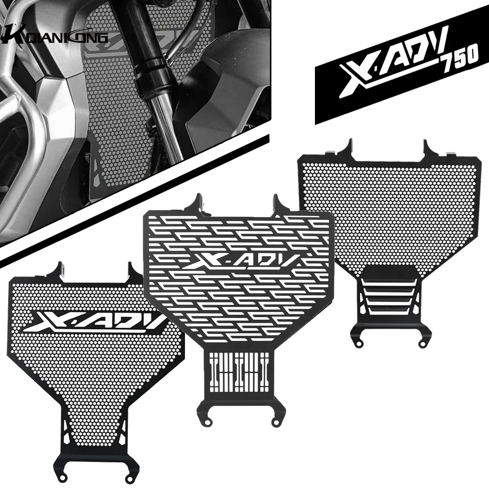 Motorcycle Radiator Grille Guard Cover Fuel Tank Protect set For HONDA X-ADV750 XADV 750 2017-2026 Oil Cooler Grill Protector