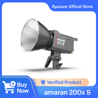 amaran 200x S 200W Bi-Color LED Video Light 2700-6500K Bluetooth App Control Photography Light Ultra Silent Fan by Aputure