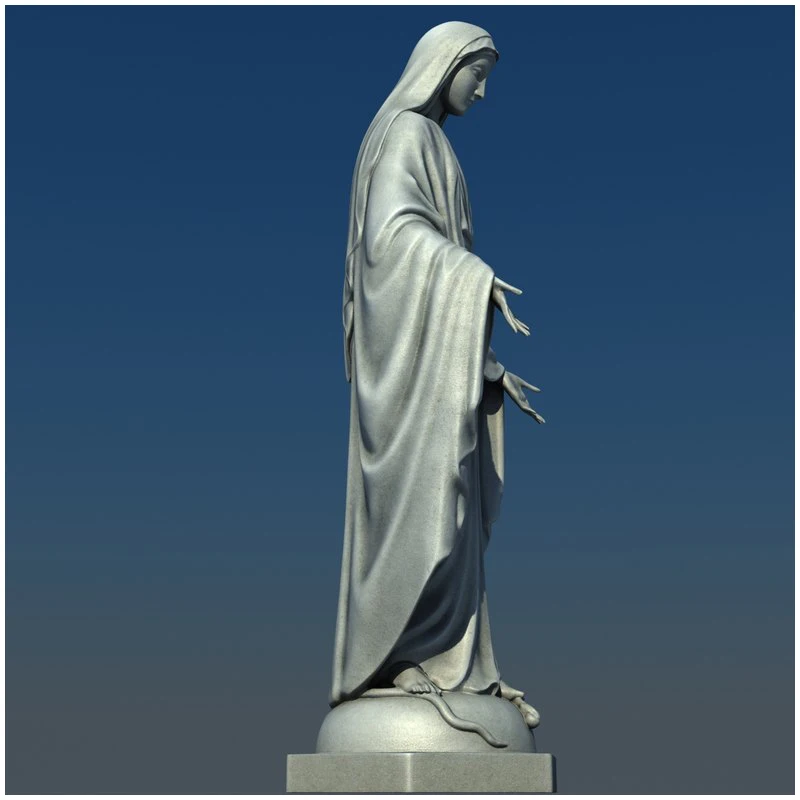 Marmorstatue, Marmor Segen Mutter Maria Statue