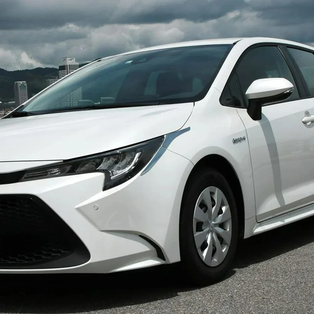 For Toyota Corolla Touring 2021-on Front Headlight Eyebrow Chrome Decorative Trim Strip Accessory