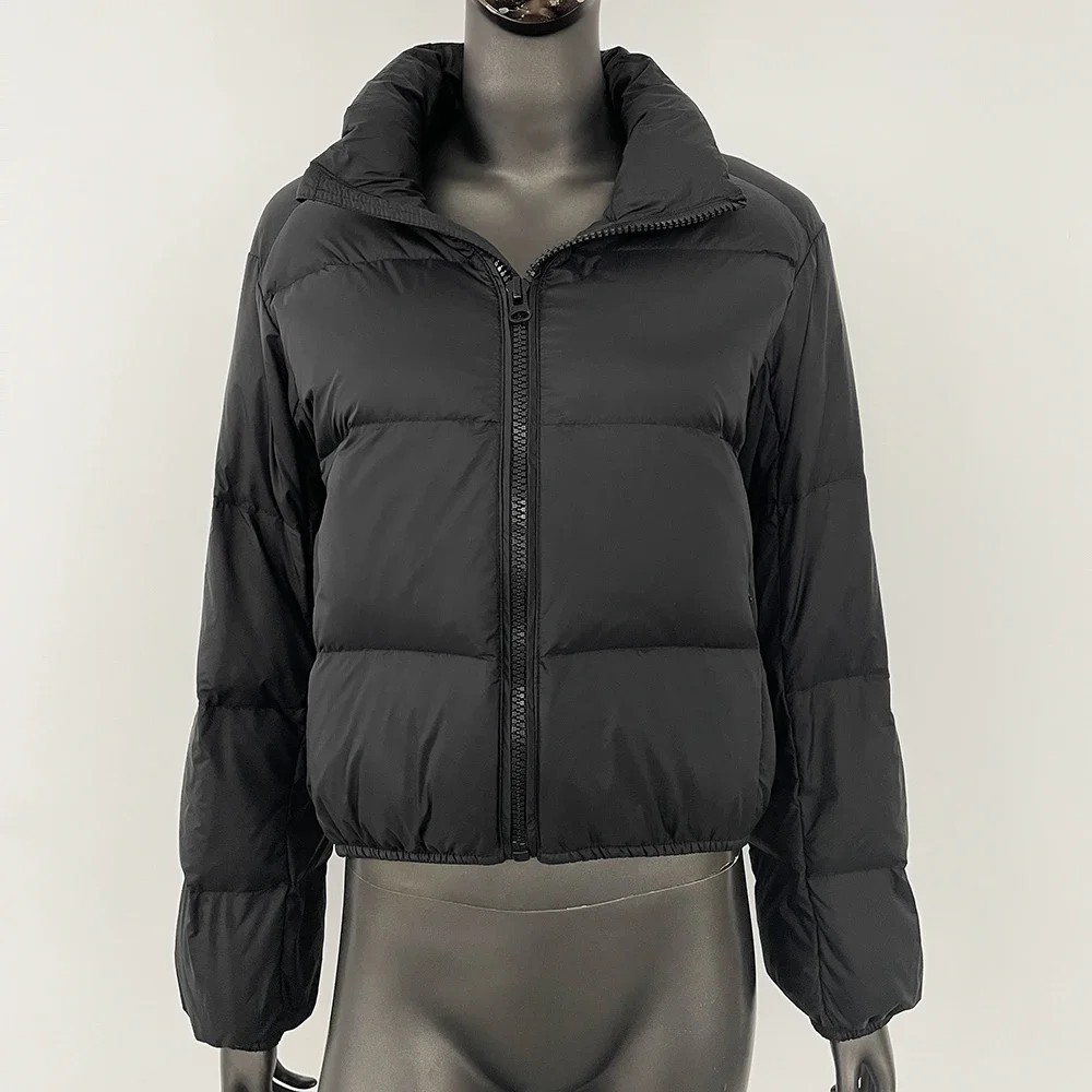 

CXFS осень-зима утепленный пуховик женский воротник-стойка короткое пальто 90% белый утиный пуховик теплая куртка повседневные поездки на работу